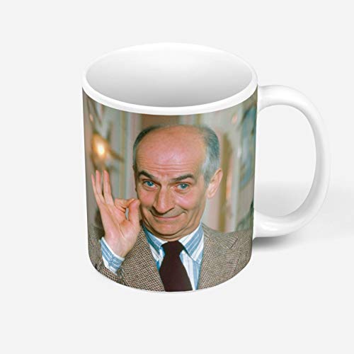 Fabulous Keramische Becher 325ml Louis De Funes Schauspieler Französisch Komödie von Fabulous