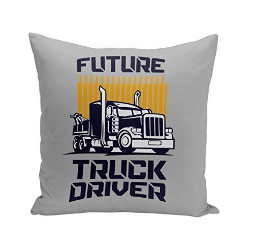 Kissen Kissenbezug 40x40 cm Future Truck Driver LKW-Fahrer Arbeit Reisen von Fabulous