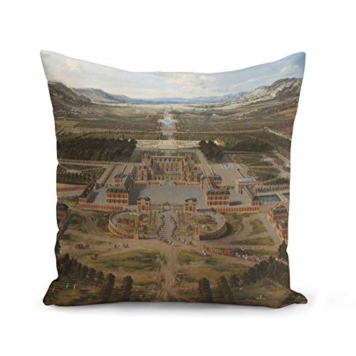 Fabulous Kissen Kissenbezug 40x40 cm Gemälde Luftaufnahme Chateau de Versaille Renaissance Paris von Fabulous