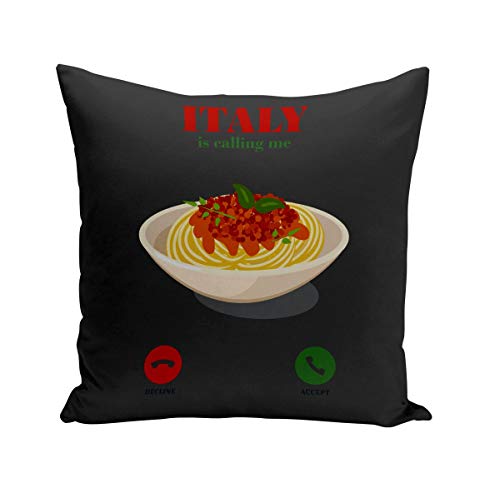 Fabulous Kissen Kissenbezug 40x40 cm Italia is Calling Me Spaghetti Stereotyp von Fabulous