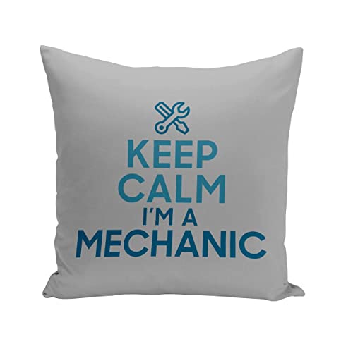 Fabulous Kissen Kissenbezug 40x40 cm Keep Calm I'm a Mechanic Parodie Beruf Job Mechaniker von Fabulous