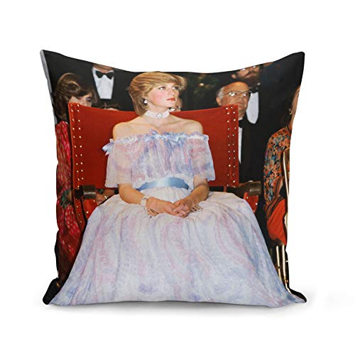 Kissen Kissenbezug 40x40 cm Lady Diana Prinzessin England Ballkleid Königliche Familie von Fabulous