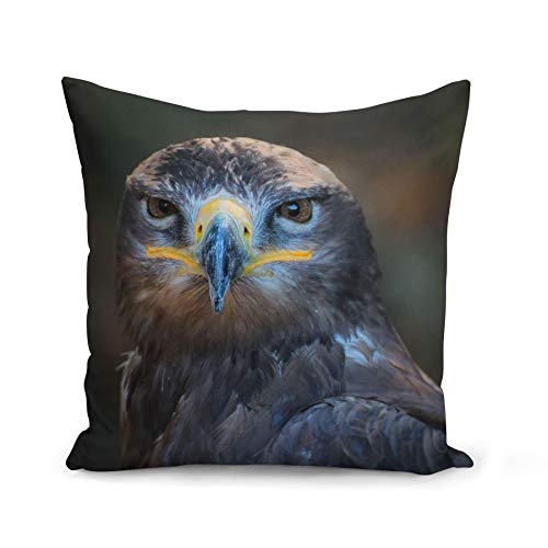 Fabulous Kissen Kissenbezug 40x40 cm Porträt Schöner Brauner Adler Greifvogel Wildtier Natur von Fabulous