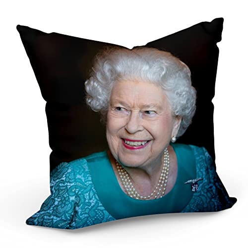 Fabulous Kissen Kissenbezug 40x40 cm Queen Elizabeth II Jubilee 2021 Königin von England von Fabulous
