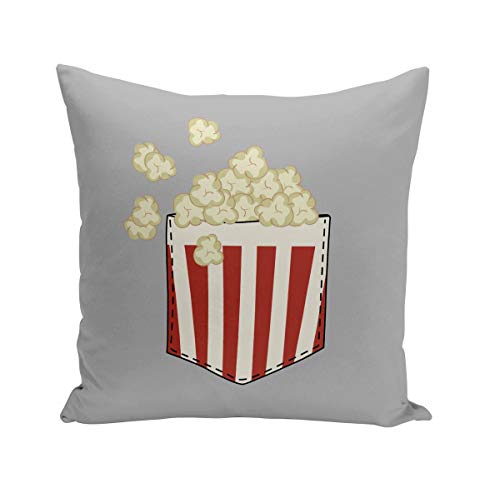 Fabulous Kissen Kissenbezug 40x40 cm Überraschungstasche Popcorn Straßenessen Film Zeichnung von Fabulous