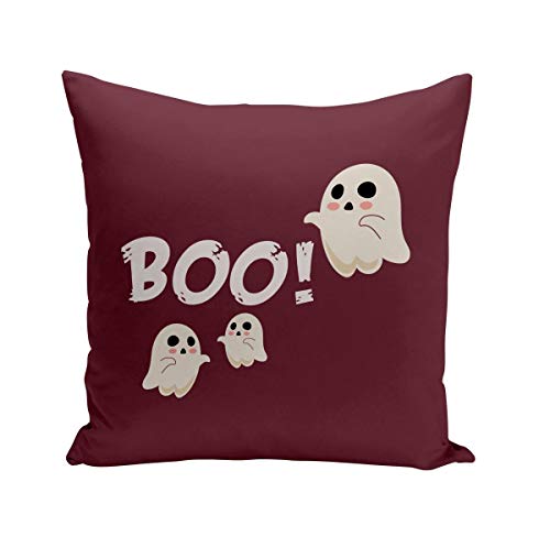 Fabulous Kissen mit Kissenbezug 40x40 cm Boo! Kleine Gespenster Halloween Zeichnen Niedlich von Fabulous