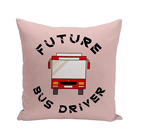Kissen mit Kissenbezug 40x40 cm Future Bus Driver Busfahrer Beruf Leidenschaft von Fabulous