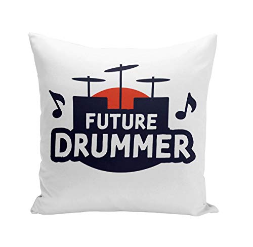 Fabulous Kissen mit Kissenbezug 40x40 cm Future Drummer Schlagzeuger Musiker Künstler von Fabulous