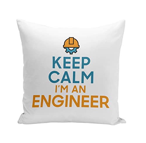 Fabulous Kissen mit Kissenbezug 40x40 cm Keep Calm I'm an Engineer Parodie Arbeit Ingenieur von Fabulous