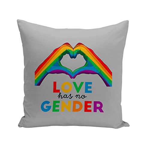 Fabulous Kissen mit Kissenbezug 40x40 cm Love Has no Gender LGBTQ+ Schwule Lesben Stolz von Fabulous