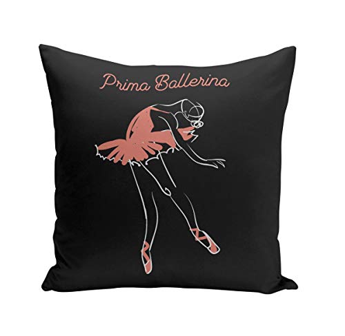 Fabulous Kissen mit Kissenbezug 40x40 cm Prima Ballerina Dancer Star Illustration Ballett Zeichnung von Fabulous