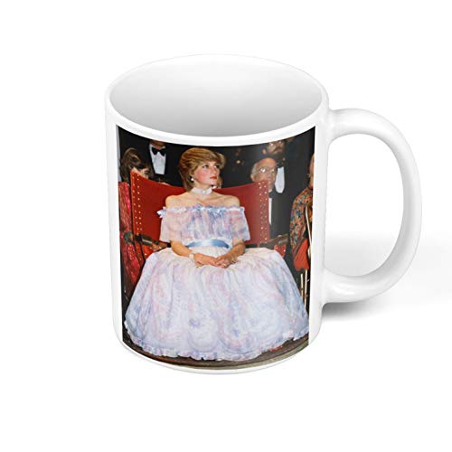 Tasse aus Keramik, Lady Diana Prinzessin, England, Ballkleid für Familie von fabulous