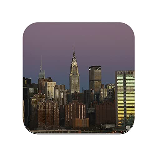 Untersetzer aus Kork – New York Building USA Skyline Himmel – 1 Stück (95 x 95 mm) von fabulous