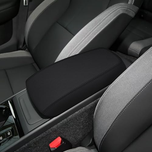faccaibbg Armlehne ist geeignet für Volvo XC40 2020 2021 2022 2023 2024 Mittelkonsolenabdeckung (schwarz). Wasserdichte und kratzfeste Leder-Handlaufabdeckung ist geeignet für Volvo XC40-Zubehör. von faccaibbg
