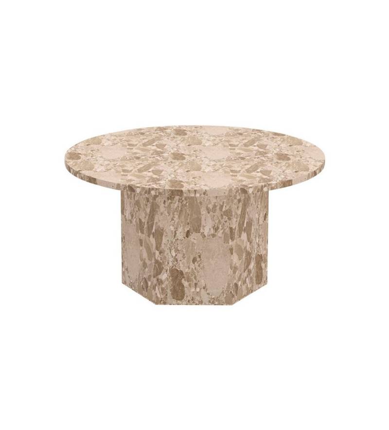 faee Couchtisch Unico, rund, aus Marmor, hexagonaler Fuß faee Couchtisch Unico, rund, aus Marmor, hexagonaler Fuß von faee