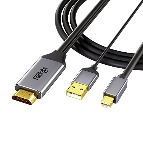 HDMI Auf Mini DisplayPort Kabel 4K @ 60Hz 6.6FT, Active HDMI 2.0 Auf DP 1.2 Adapter für Mac Mini, Laptop PC, Xbox, NS Auf Apple Cinema Display, MDP Monitor von fairikabe