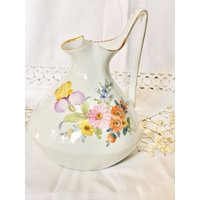 Nymphenburg Porzellan Vase Henkelvase Gefäß Hand Bemalt Blüten Und Gold Rand Dekor 1920 Jugendstil Nymphenburg Porzellan Vase Henkelvase Gefäß Hand Bemalt Blüten Und Gold Rand Dekor 1920 Jugendstil von fairytailjewelry