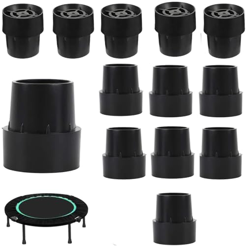 Universal Staubsaugeradapter Set, 5 Größen von 50-23 mm, PVC-Schlauchverbinder, 12 Stück, Schwarz von fairytell