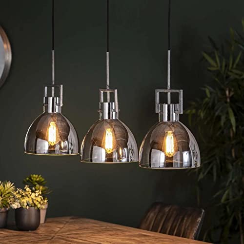 famlights E27 Esszimmerlampe Jano/Deckenlampe Kugeln für Esstisch/Vintage Pendelleuchte/Dimmbar Hängelampe Metall Esszimmer/Deckenleuchte Pendelleuchte Hängeleuchte Rustikal Landhaus von famlights