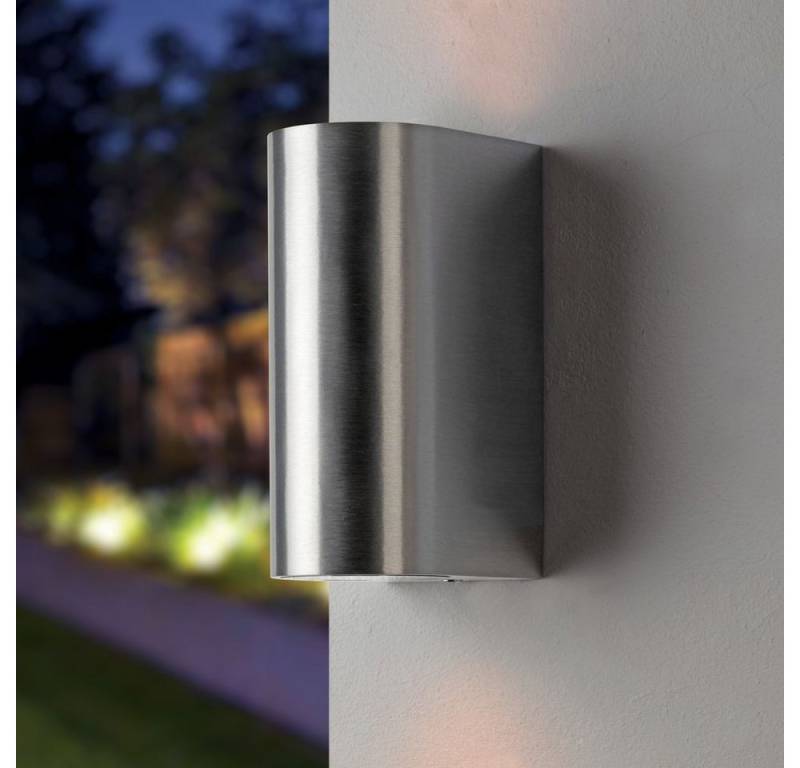 famlights Außen-Wandleuchte famlights, Außenwandleuchte Elenor aus Aluminium GU10 Up and Down von famlights
