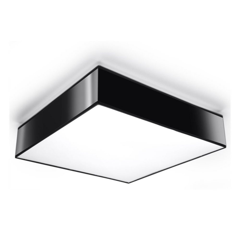 famlights Deckenleuchte, Deckenleuchte Corinna in Schwarz E27 max. 3 x 60W, keine Angabe, Leuchtmittel enthalten: Nein, warmweiss, Deckenlampe, Deckenbeleuchtung, Deckenlicht von famlights