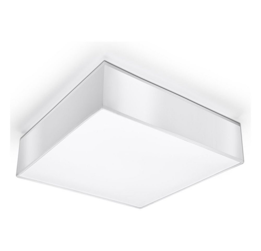 famlights Deckenleuchte, Deckenleuchte Corinna in Weiß E27 max. 2 x 60W, keine Angabe, Leuchtmittel enthalten: Nein, warmweiss, Deckenlampe, Deckenbeleuchtung, Deckenlicht von famlights