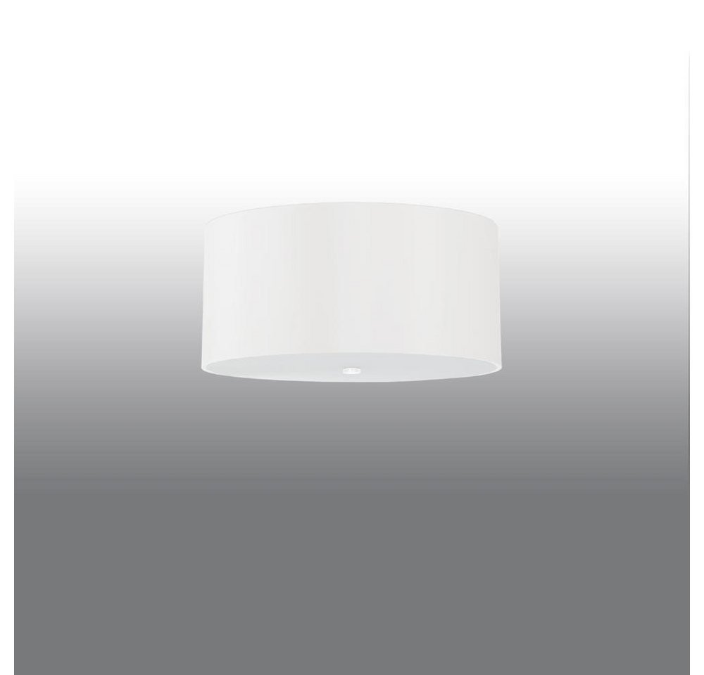 famlights Deckenleuchte, Deckenleuchte Olaf in Weiß E27 5-flammig 500mm, keine Angabe, Leuchtmittel enthalten: Nein, warmweiss, Deckenlampe, Deckenbeleuchtung, Deckenlicht von famlights