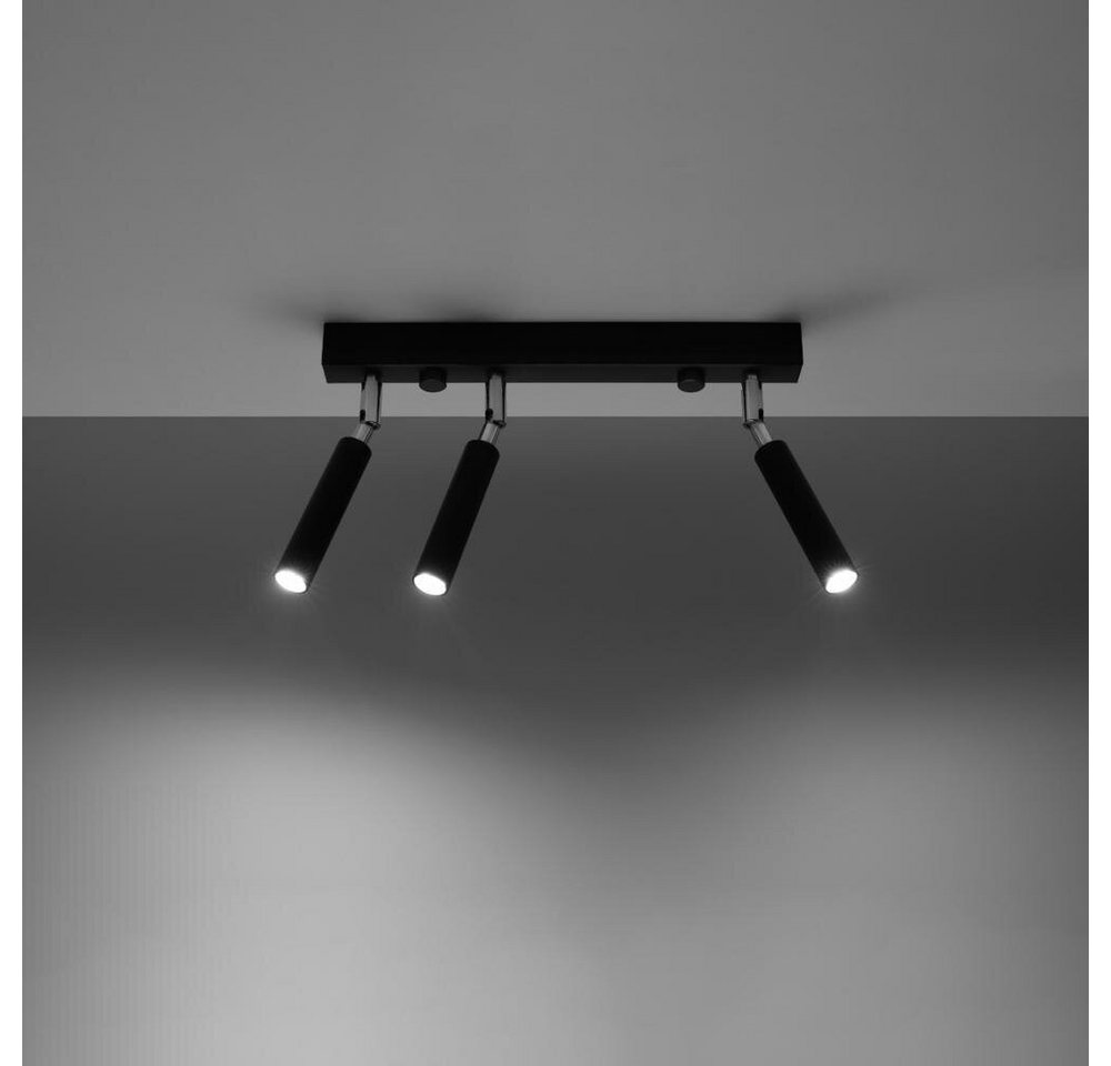 famlights Deckenleuchte Eyetech, Farbe: Schwarz, Ausführung: 3-flammig, kein Leuchtmittel enthalten, 2700 famlights Deckenleuchte Eyetech, Farbe: Schwarz, Ausführung: 3-flammig, kein Leuchtmittel enthalten, 2700 von famlights