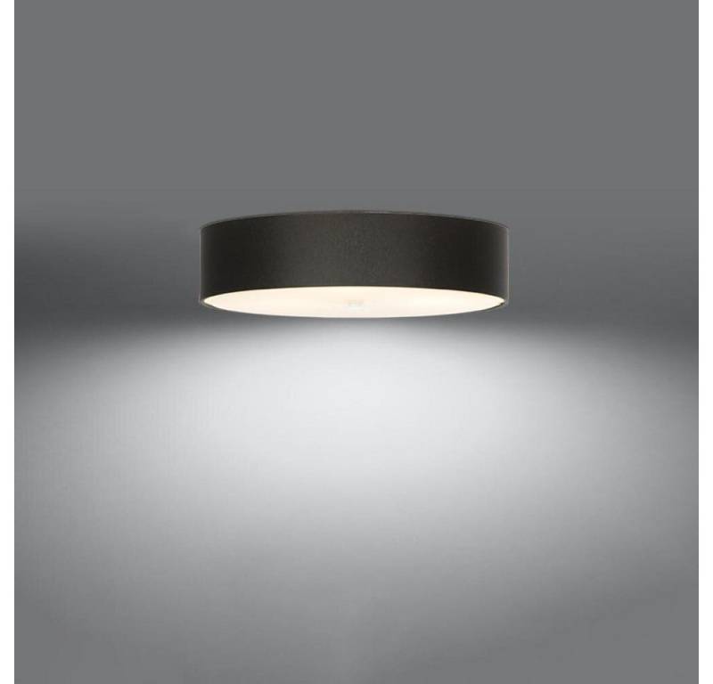 famlights Deckenleuchte Skala, Farbe: Schwarz, Durchmesser: 500 mm, kein Leuchtmittel enthalten, 2700 von famlights