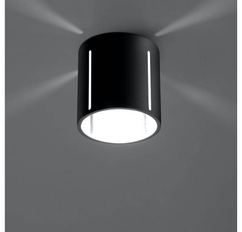 famlights Deckenspot, Deckenleuchte Yannis aus Aluminium in Schwarz G9 1 x 40 W, keine Angabe, Leuchtmittel enthalten: Nein, warmweiss, Deckenstrahler, Deckenspot, Aufbaustrahler von famlights