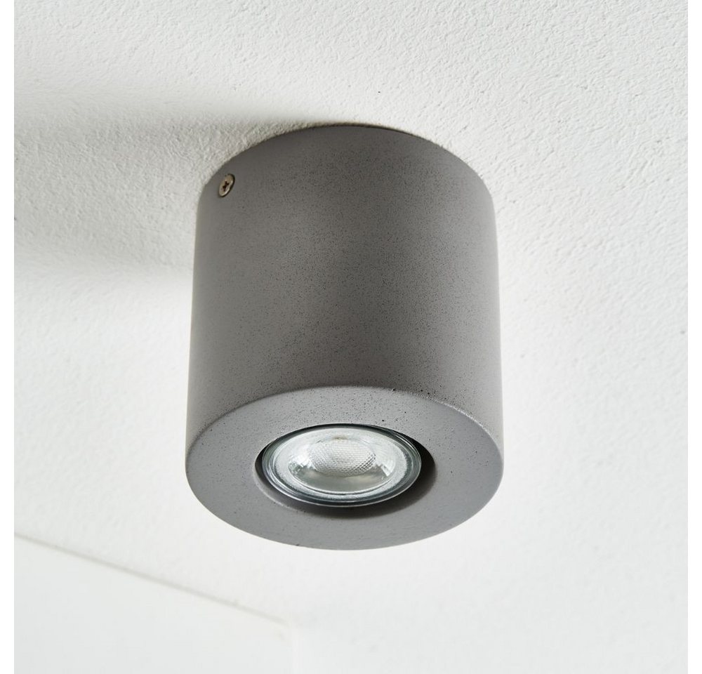 famlights Deckenstrahler famlights, Deckenleuchte Monique aus Beton in Grau GU10 1 x 6 W von famlights