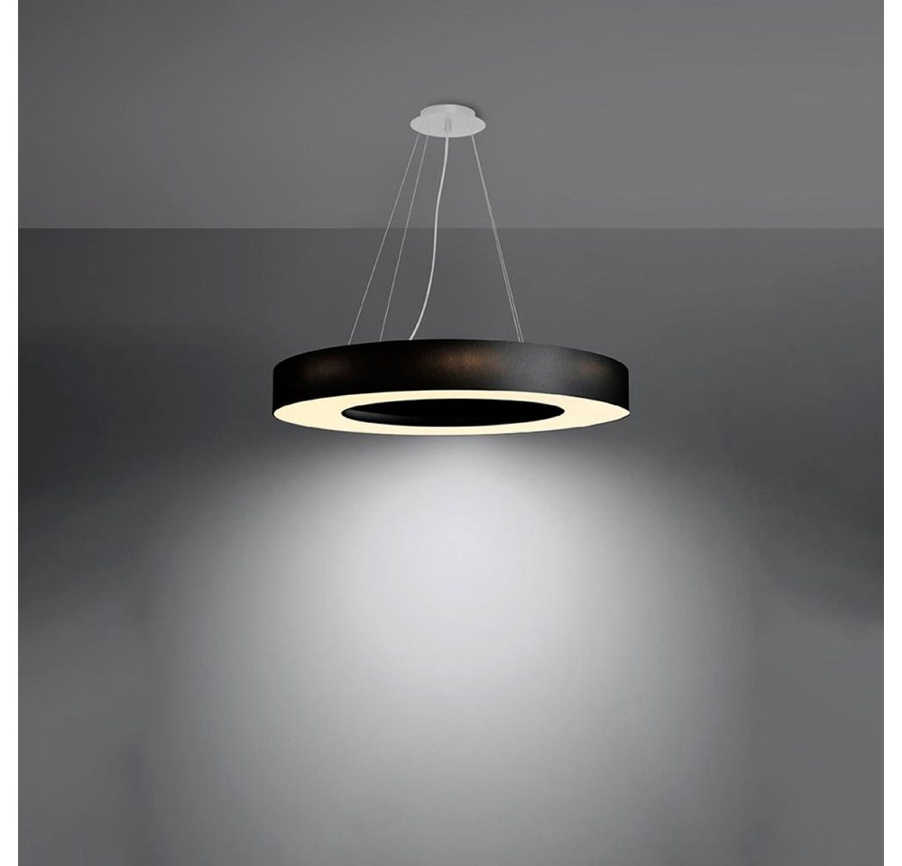 famlights Hängeleuchte, Pendelleuchte Shania in Schwarz E27 6-flammig 120x700mm, keine Angabe, Leuchtmittel enthalten: Nein, warmweiss, Hängeleuchte, Pendellampe, Pendelleuchte von famlights