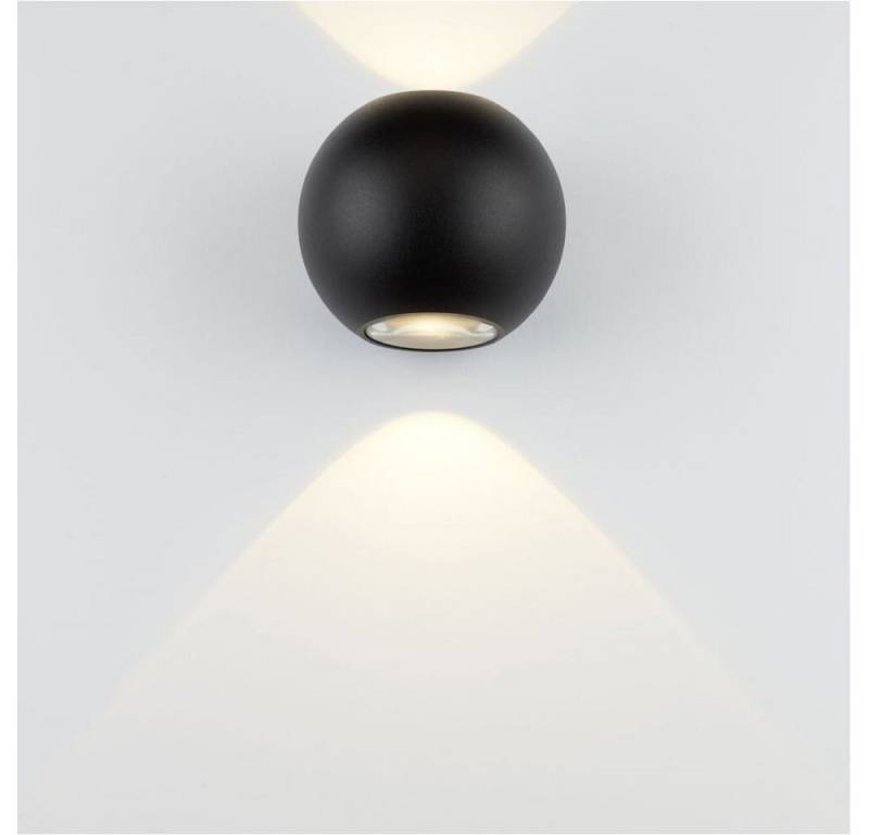 famlights LED Außen-Wandleuchte Denver, Leuchtmittel inklusive, Extra-Warmweiß von famlights