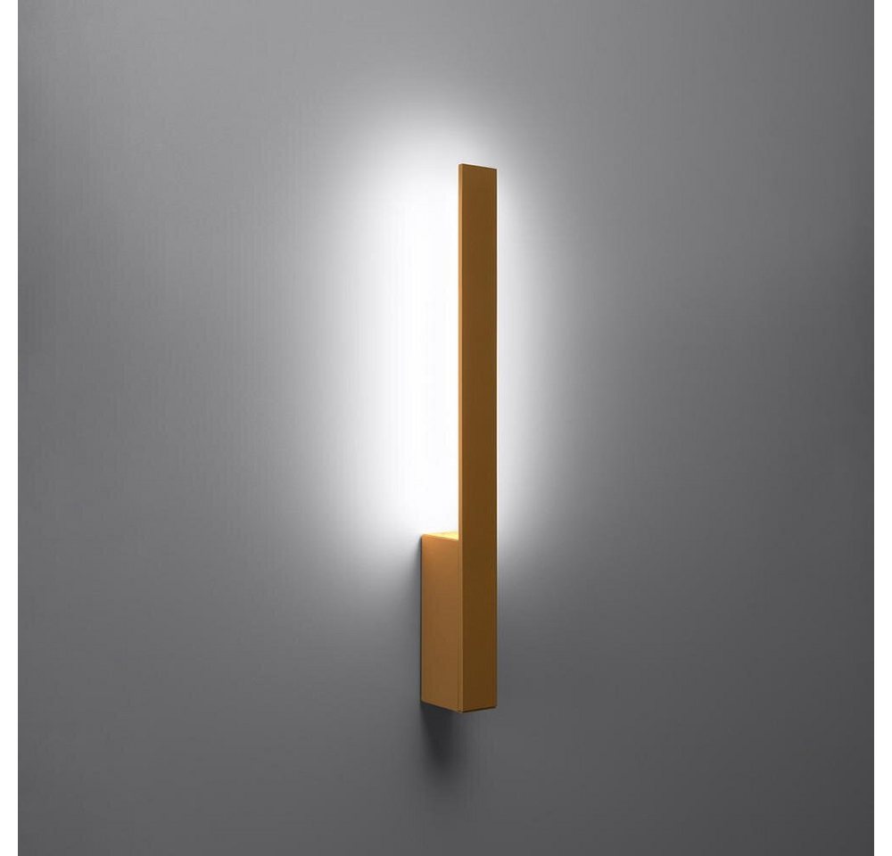 famlights LED Wandleuchte Lahti, Farbe: Gold, Leistung: 10 W, Leuchtmittel enthalten: Ja, fest verbaut, LED,, Neutralweiß famlights LED Wandleuchte Lahti, Farbe: Gold, Leistung: 10 W, Leuchtmittel enthalten: Ja, fest verbaut, LED,, Neutralweiß von famlights