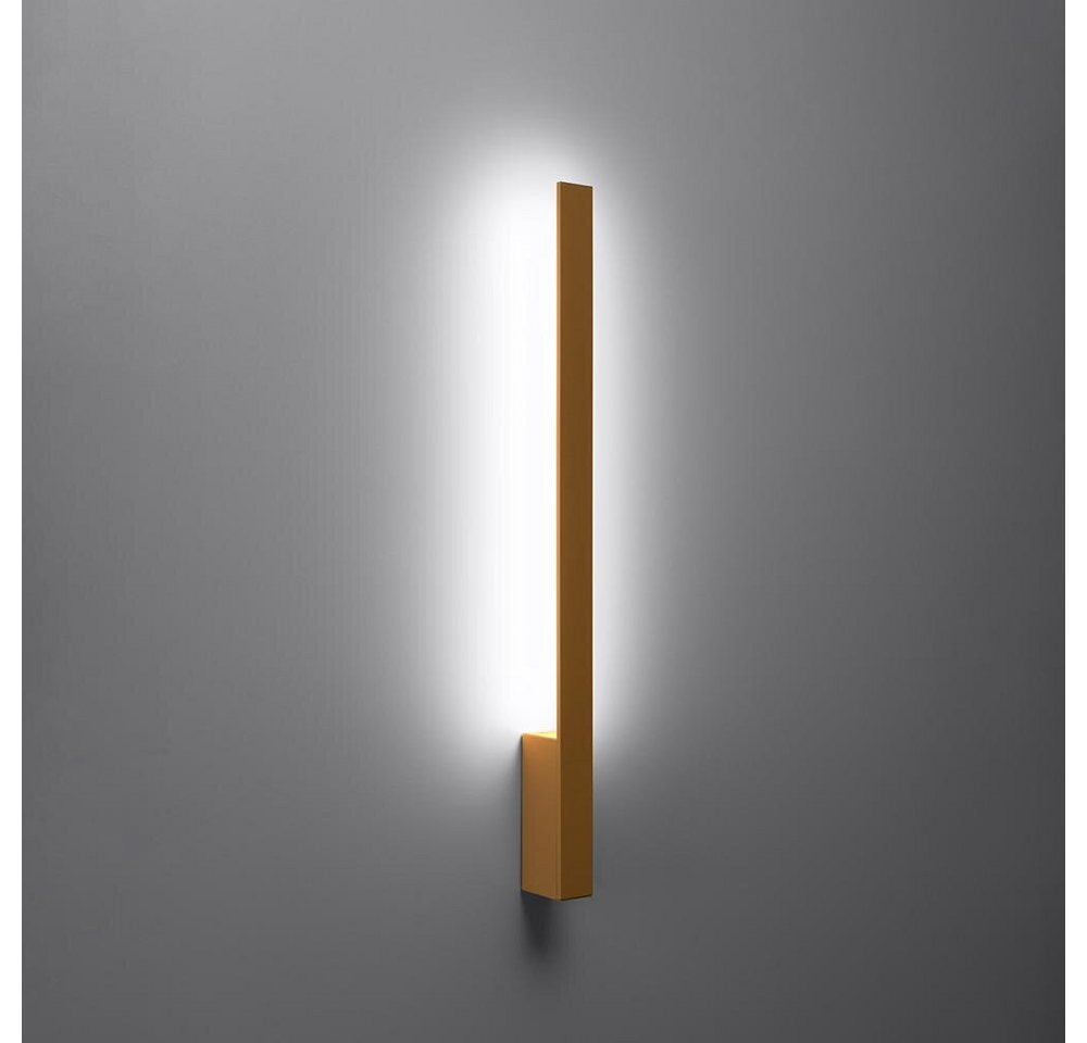 famlights LED Wandleuchte Lahti, Farbe: Gold, Leistung: 15 W, Leuchtmittel enthalten: Ja, fest verbaut, LED,, Neutralweiß famlights LED Wandleuchte Lahti, Farbe: Gold, Leistung: 15 W, Leuchtmittel enthalten: Ja, fest verbaut, LED,, Neutralweiß von famlights