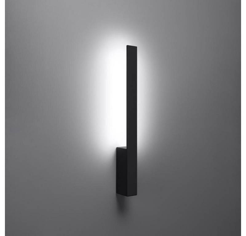 famlights LED Wandleuchte Lahti, Farbe: Schwarz, Leistung: 10 W, Leuchtmittel enthalten: Ja, fest verbaut, LED,, Neutralweiß von famlights