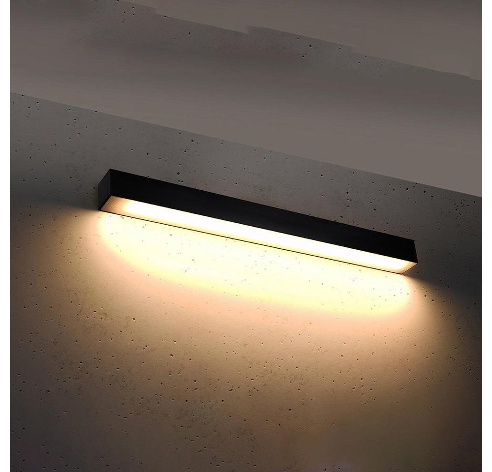 famlights LED Wandleuchte Pinne, Farbe: Schwarz, Leistung: 17 W, Leuchtmittel enthalten: Ja, fest verbaut, LED,, Warmweiß famlights LED Wandleuchte Pinne, Farbe: Schwarz, Leistung: 17 W, Leuchtmittel enthalten: Ja, fest verbaut, LED,, Warmweiß von famlights