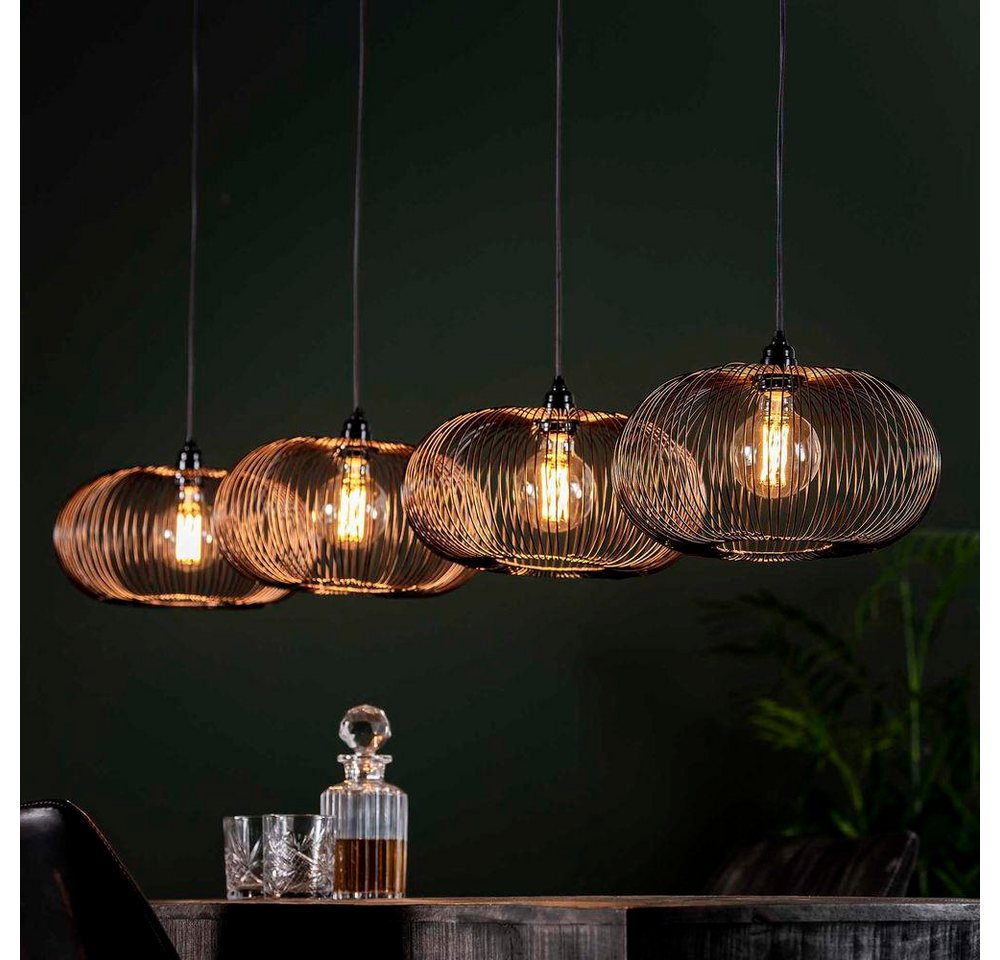 famlights Pendelleuchte famlights, Pendelleuchte Nadine in Kupfer E27 4-flammig famlights Pendelleuchte famlights, Pendelleuchte Nadine in Kupfer E27 4-flammig von famlights