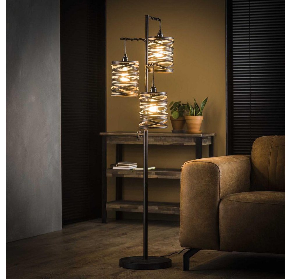 famlights Stehlampe famlights, Stehleuchte Dalia in Grau 3xE27 famlights Stehlampe famlights, Stehleuchte Dalia in Grau 3xE27 von famlights