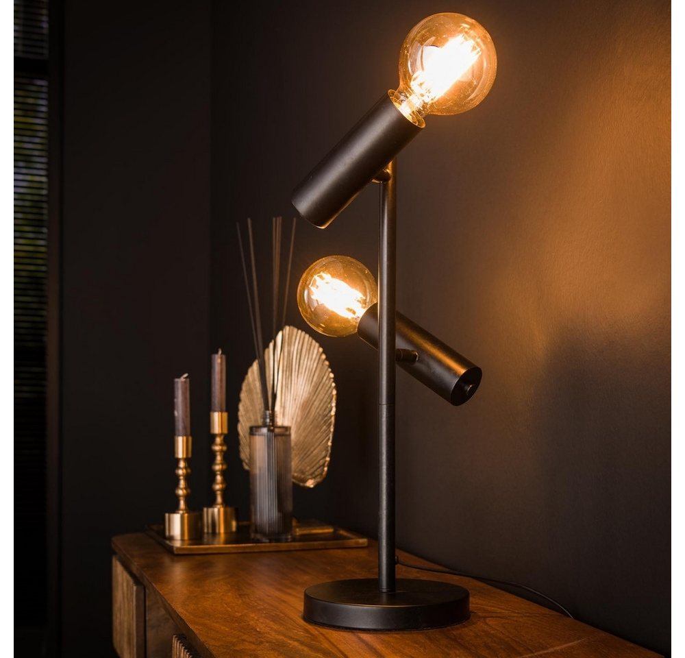 famlights Tischleuchte famlights, Tischleuchte Fay in Anthrazit E27 2-flammig famlights Tischleuchte famlights, Tischleuchte Fay in Anthrazit E27 2-flammig von famlights