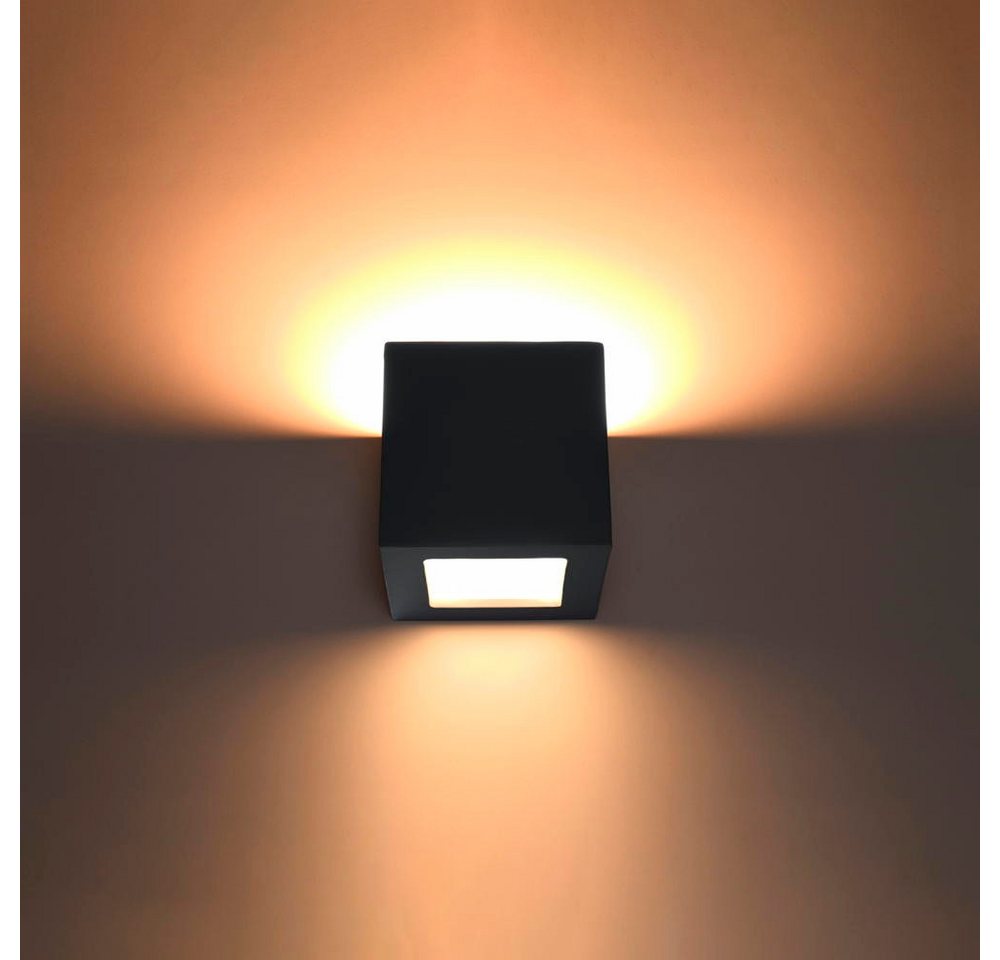 famlights Wandleuchte famlights, Wandleuchte Lill in Schwarz E27 von famlights