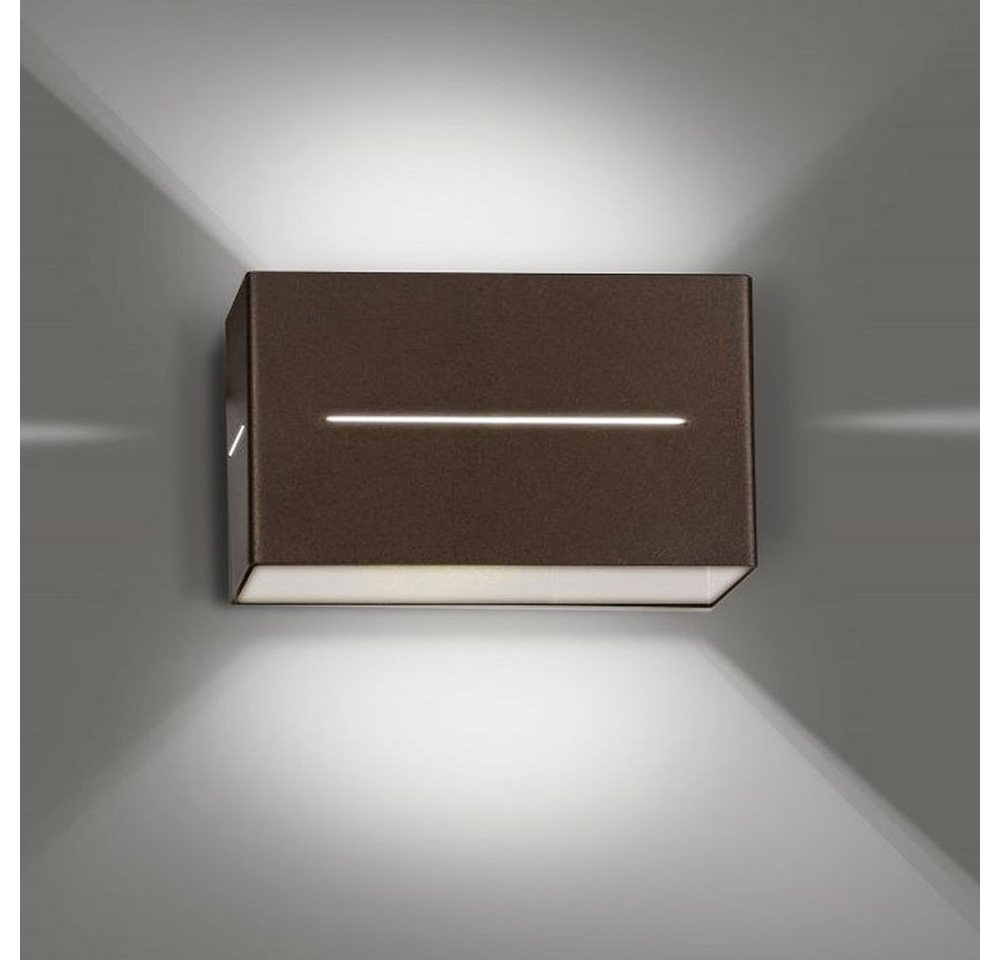 famlights Wandleuchte famlights, Wandleuchte Melvin aus Metall in Wenge G9 max.20W von famlights