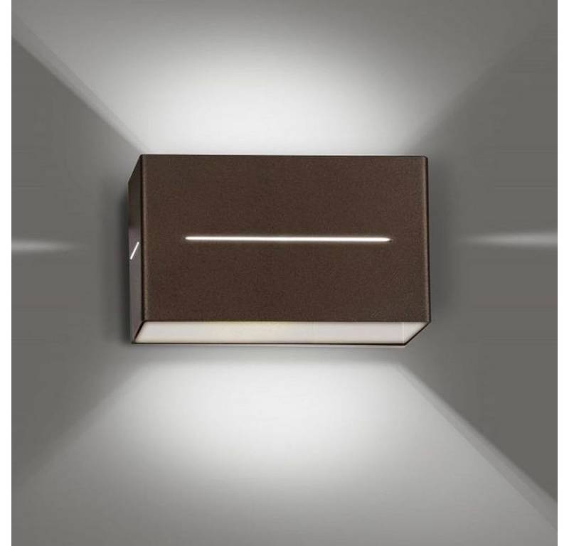famlights Wandleuchte famlights, Wandleuchte Melvin aus Metall in Wenge G9 max.20W von famlights