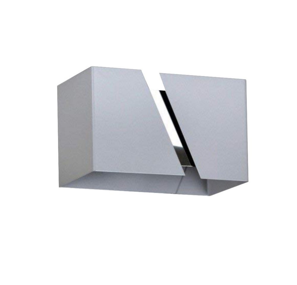 famlights Wandleuchte famlights, Wandleuchte Oskar aus Metall in Grau G9 max.20W von famlights