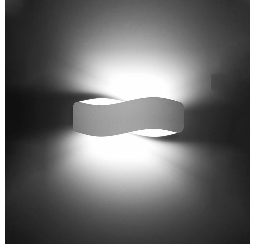 famlights Wandleuchte famlights, Wandleuchte Tasha in Weiß G9 2-flammig von famlights