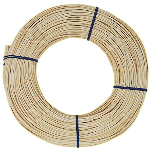 famos Peddigrohr Blauband Beste Qualität Flechtmaterial Peddig Natur Verschiedene Stärken ca. 500g (2,0 mm) von famos