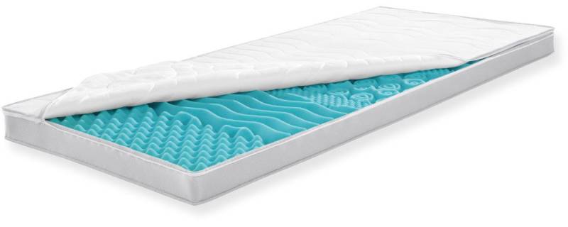 fan, Topper Big Komfort Plus, 7 Zonen Topper 90x200, 180x200 cm & weitere Größen, 10 cm hoch, Kaltschaum, Matratze, Boxspringbett, Hausstauballergiker geeignet, ergonomisch von fan