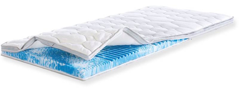 fan, Topper Gel-Feeling, 7 Zonen Topper 90x200 cm, 180x200 cm & weitere Größen, 8 cm hoch, Kaltschaum, Matratze, Boxspringbett, Hausstauballergiker geeignet, ergonomisch von fan