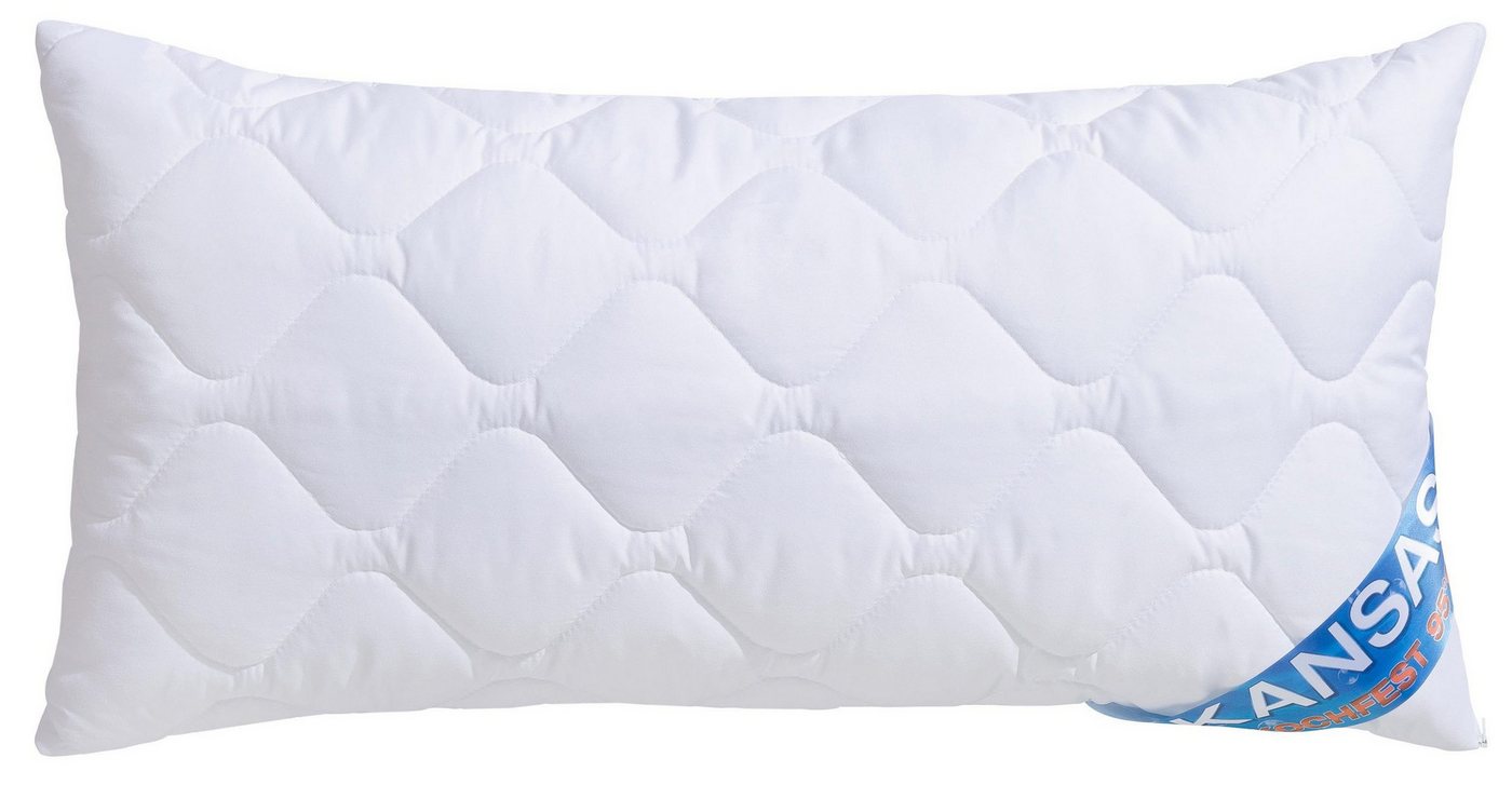 fan Kopfkissen fan Kansas Kissen gesteppt mit Reißverschluss, Füllung: Faserbällchen fan Kopfkissen fan Kansas Kissen gesteppt mit Reißverschluss, Füllung: Faserbällchen von fan