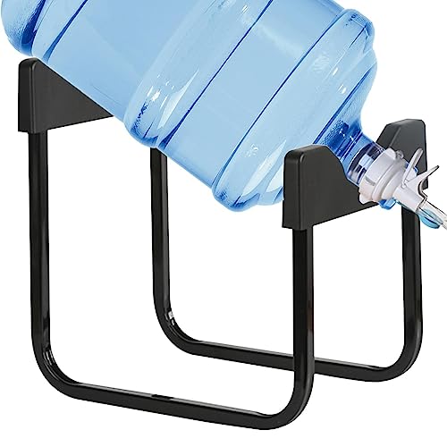 5 Gallone Wasserflasche Ständer und Spenderdüse | Rutschfester Trinkspender Ständer mit Wasserauslauf Kompatibel mit 55mm Durchmesser Nicht Gewinde Wasserflasche Mund von fanelod